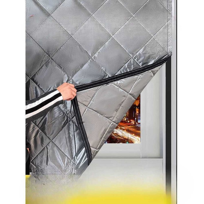 창문 방음커튼 소음차단 탈착식 방한외부 소음 시트지