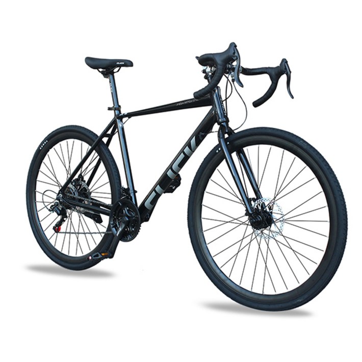 클릭 로드자전거 뉴욕DR 25년형 700C 시마노21단 디스크브레이크, 470mm 블랙완조립사은품, 1개, 175cm