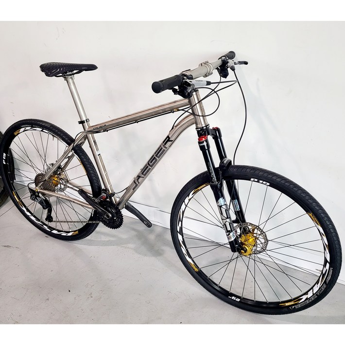 예거 쿠거5 티타늄 자전거 시마노 데오레 30단 기어 에어 서스펜션 경량 라쳇 휠셋 MTB 자전거