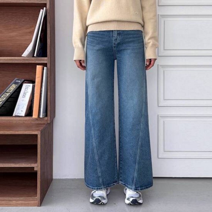 메이블루 인사이드 와이드 데님1788123