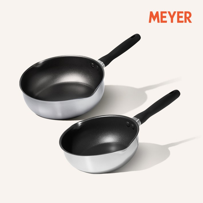 마이어 6in1 논스틱 스테인리스 스틸 인덕션 멀티팬 2P 세트 20cm24cm, 단품, 1개