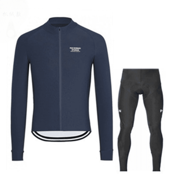 파스노말 스튜디오 싸이클복 져지 자전거 세트 긴팔 라이딩