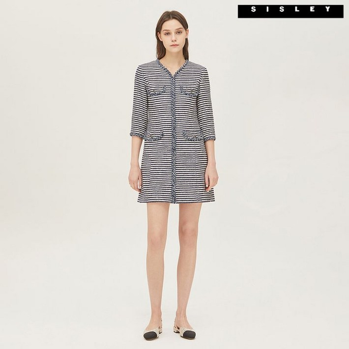 시슬리 트루디 트위드 원피스 SAOP07211