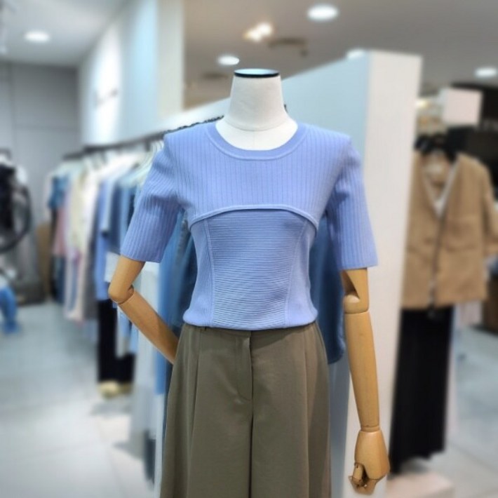 잇미샤레이어드니트티셔츠ITO7KPO740_DG 849618