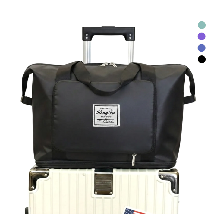 여행용 보스턴백 3단 접이식 캐리어 결합 보조가방