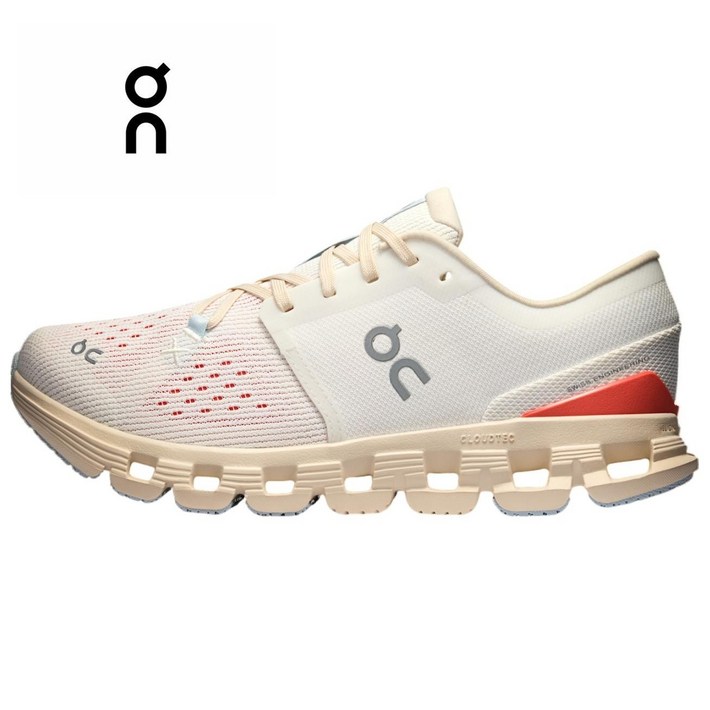 온 운동화 클라우드 X4 아이보리 살몬 3WE30073297