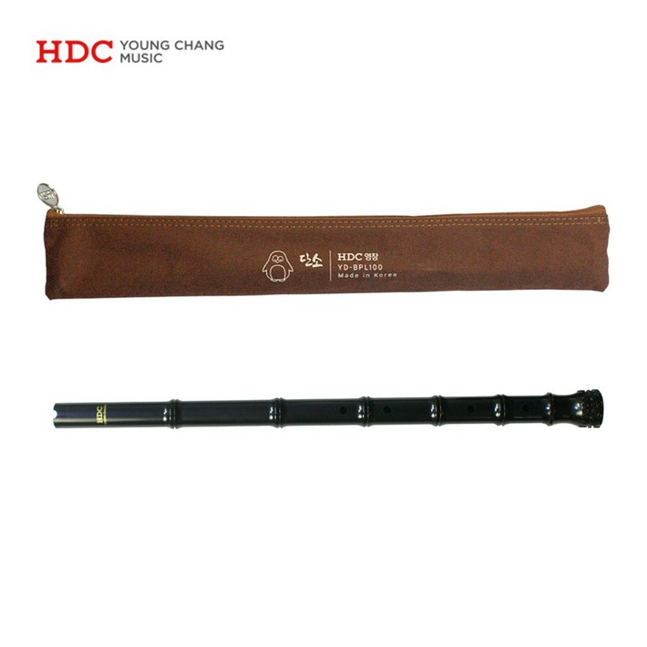 HDC영창 ABS 뿌리 단소 YD-BPL100 + 패브릭 가방, 혼합색상, 1개