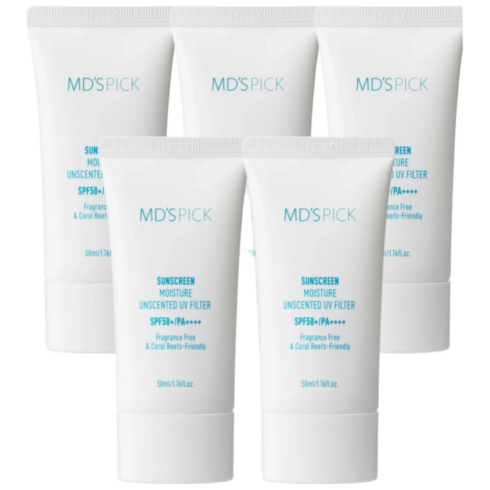 엠디스픽 무향자차 수분 선크림 SPF50PA, 50ml, 5개