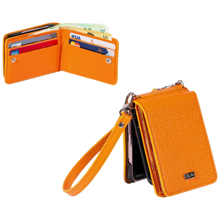 본아띠 메티스 천연소가죽 토고 지갑 갤럭시 Z플립5 케이스