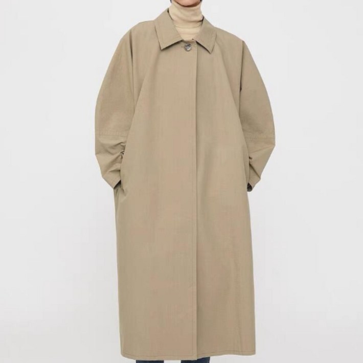 루메코23 오버핏 트렌치 코트 J141