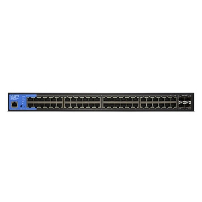 링크시스 48포트 PoE 1000Mbps10G 4SFP 스위칭허브, LGS352MPC, 1개