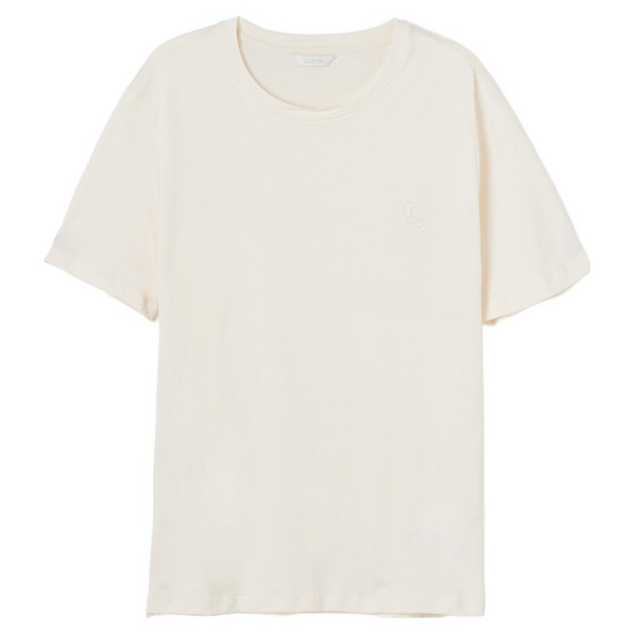 클라비스 여성용 수피마 코튼 루즈핏 티셔츠