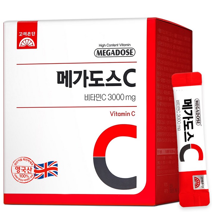 고려은단 메가도스C 비타민C 3000mg 60포, 180g, 1개