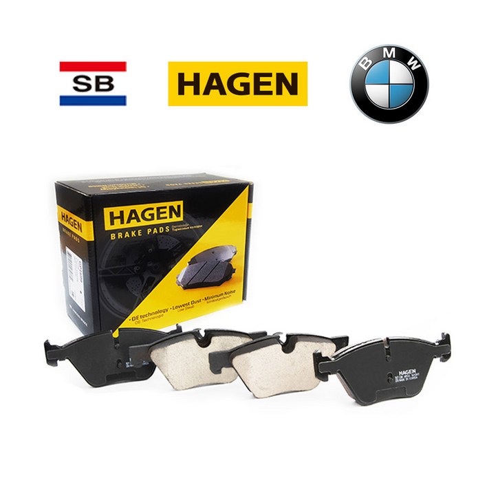 BMW 브레이크패드 F10 520d 528i 20102016년 센서포함 하겐 라이닝, 520d 528i 뒤패드