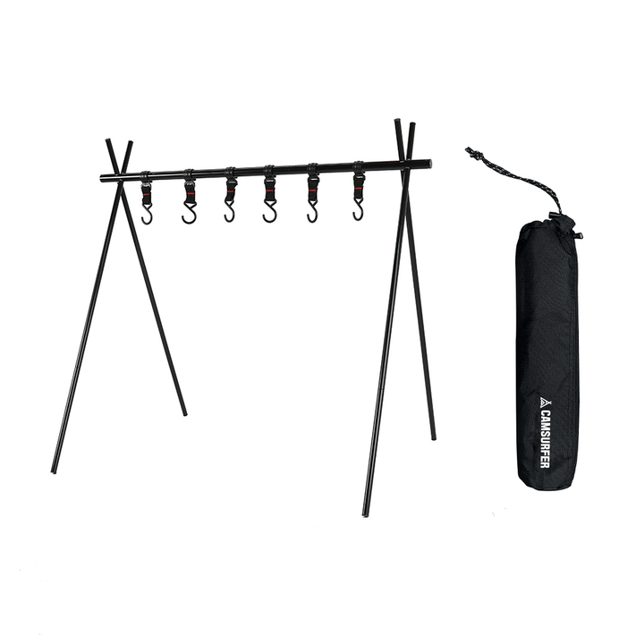 캠서퍼 감성캠핑 인디언행어 식기걸이행어고리6P전용 수납가방, 블랙