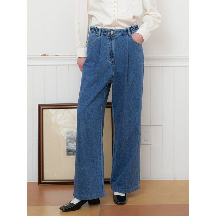 올리브데올리브 밴딩 데님 팬츠 OJ4SL2440