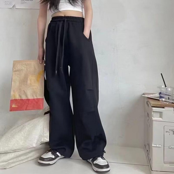 SunburstWonder 여아 조거 트레이닝 바지 스트레이트 캐주얼 바지