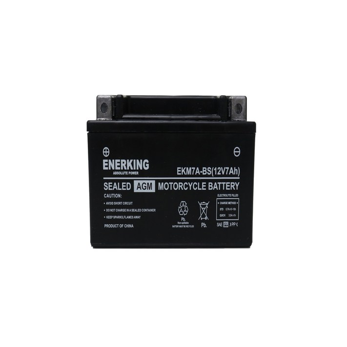 에너킹 오토바이용 배터리 EKM7ABS12V 7AH 엑시브 시티플러스 어드레스 티니 위티 미오 에디 뉴카빙 넥스 비버 와이드에보, 1개, EKM7ABS 에너킹 오토바이용 배터리 EKM7ABS12V 7AH 엑시브 시티플러스 어드레스 티니 위티 미오 에디 뉴카빙 넥스 비버 와이드에보, 1개, EKM7ABS