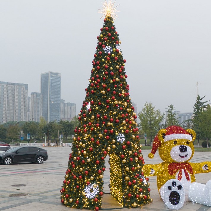 케이가든 크리스마스트리 대형트리 성당트리 교회트리 전구 장식 풀세트
