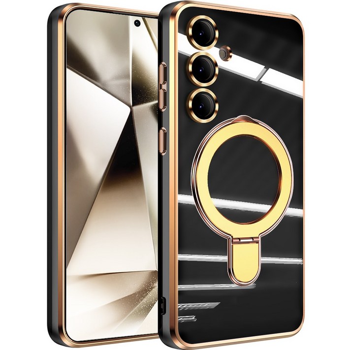 갤럭시 s24 맥세이프 호환 휴대폰핑거링 거치대 케이스