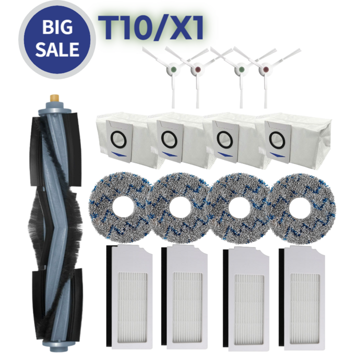 에코백스 t10 옴니 소모품, x1옴니,x1터보,t10 터보,옴니, x10 더스트백