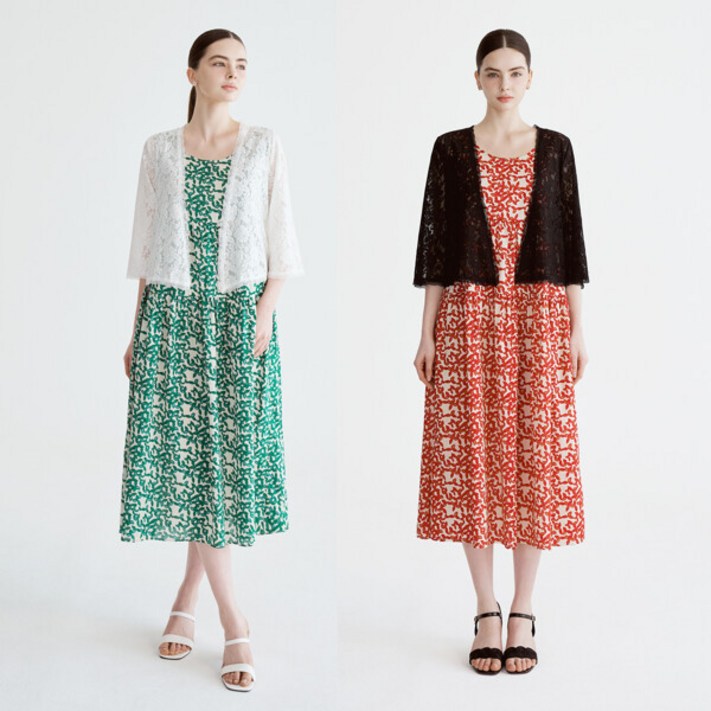 La RACEE 라라쎄 25SS 썸머 가디건  아사면 원피스 세트 총 2종