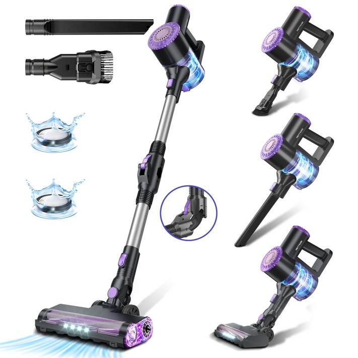2025년형프리티케어 무선 청소기 핸디 청소기 W400 자색, Purple 2025년형프리티케어 무선 청소기 핸디 청소기 W400 자색, Purple