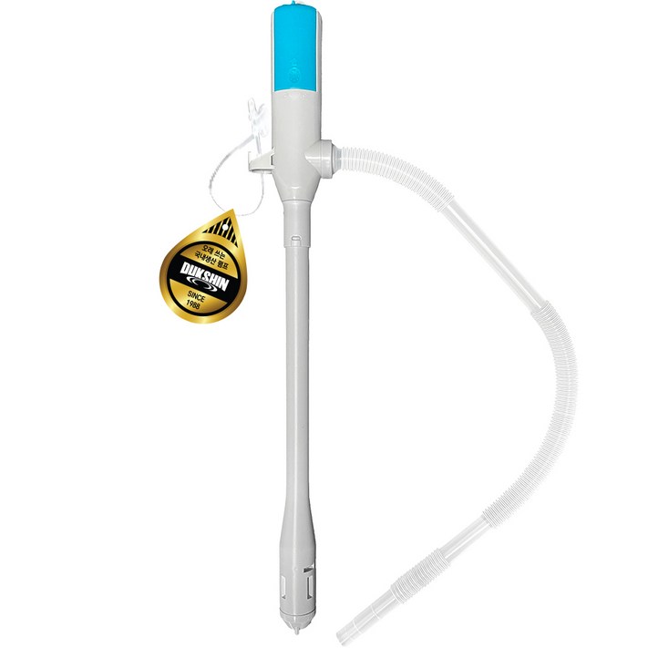 덕신 DP03 국내생산 전동 자바라 배터리 호스 펌프 기름 등유 석유 오일 액체 소분 자동 급유기, 1개