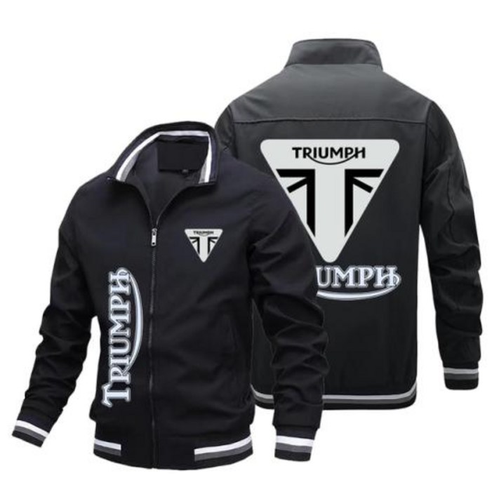 캠핑용품 남성용 마운틴 트라이엄프 프린트 프리미엄 오토바이 레이싱 로고 레저 스포츠 코트 대형 사이즈 야외