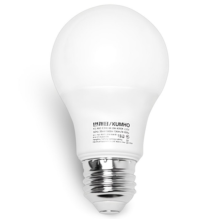 번개표 LED 전구 12W 화이트