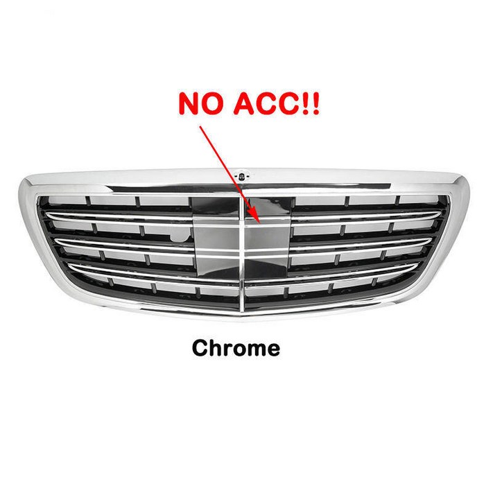 벤츠 S클래스 W222 S350 S450 S500 S320 20142019 년 엔진 냉각 악세사리 앞좌석 그릴 라디에이터