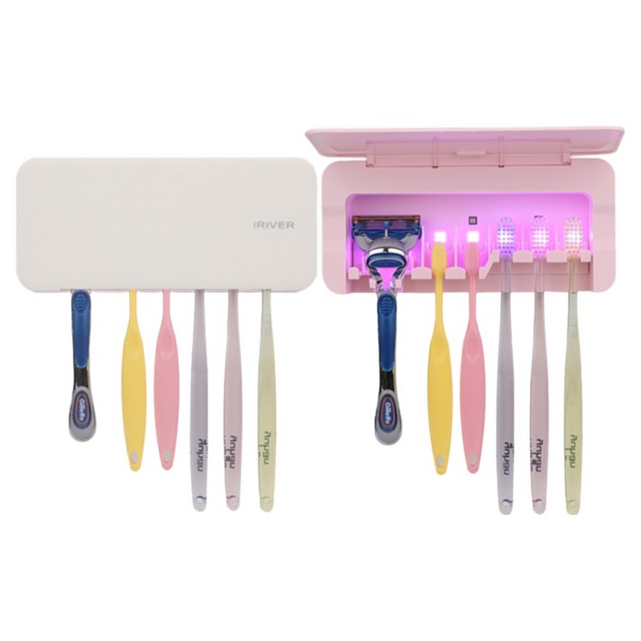 아이리버 UVCLED 칫솔살균기 TM7300U, 화이트