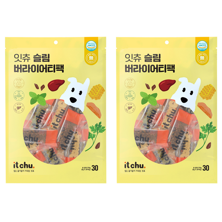 잇츄 슬림 버라이어티팩 강아지 덴탈개껌