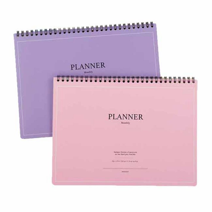 핑크풋 4000 베이직 먼슬리 플래너