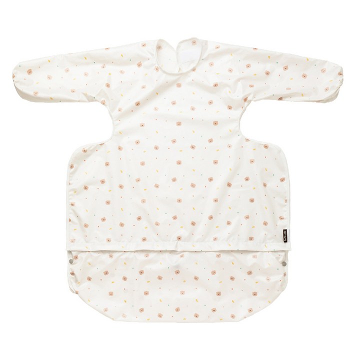 베이비클로 자기주도 이유식 턱받이 긴팔 지퍼형