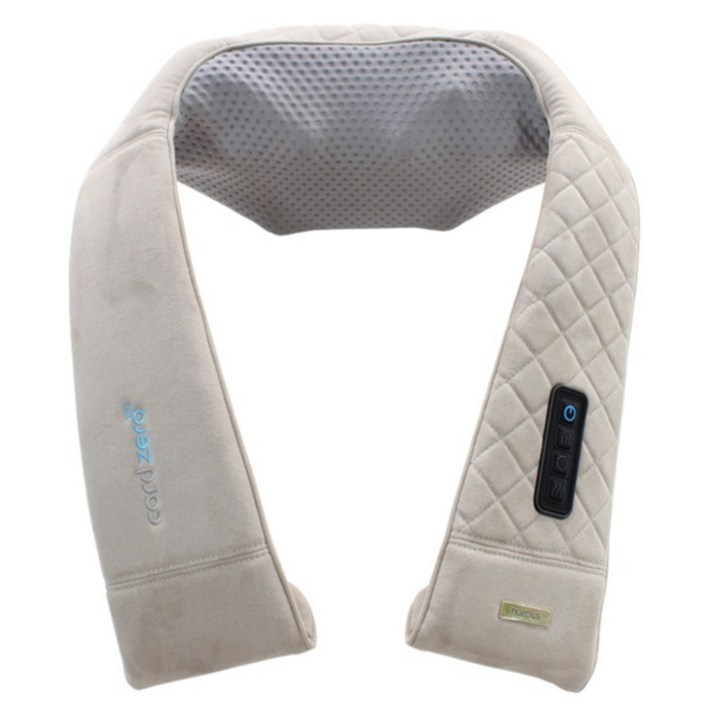 휴플러스 3 in 1 무선 듀얼 태핑 목 어깨 안마기, Cordzero3300, 단일 색상