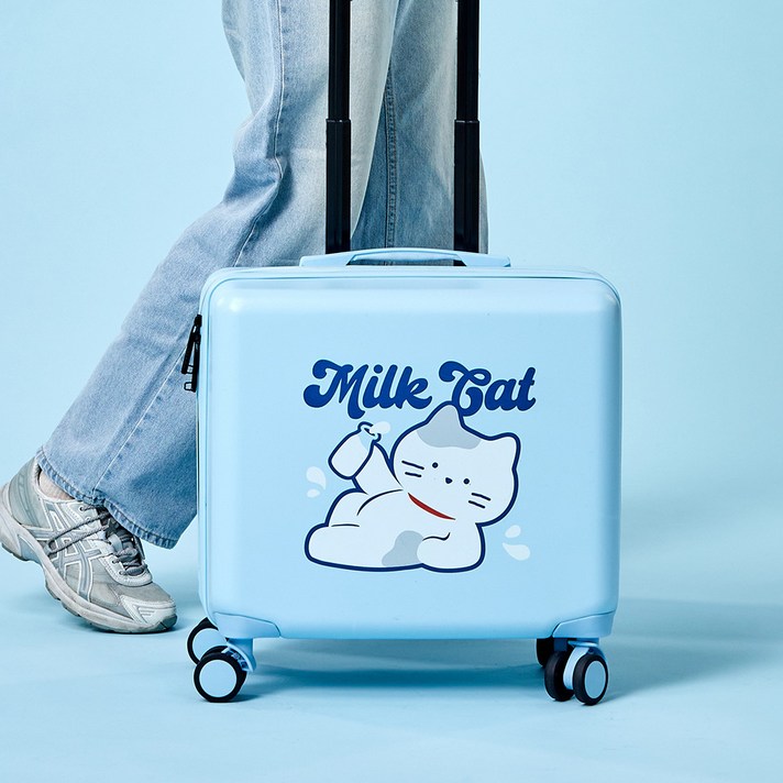 모던하우스 버터 트래블 밀크캣 기내용 캐리어 16인치
