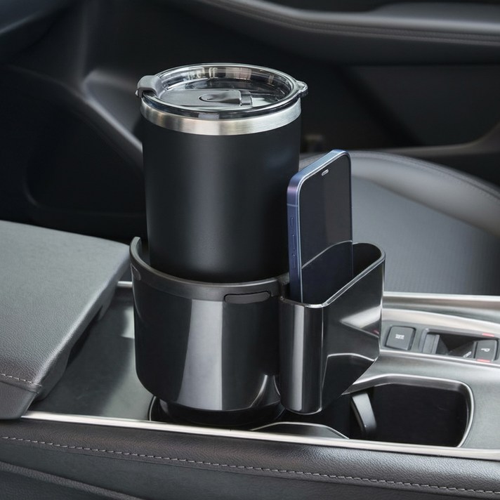 대한 차량 대용량 텀블러 거치대 컵홀더 스마트폰 보관 확장형