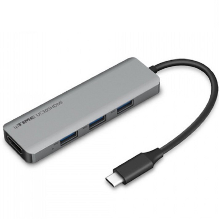 EFM ipTIME UC305HDMI 5포트USB 3.0 Type C멀티포트, 1개