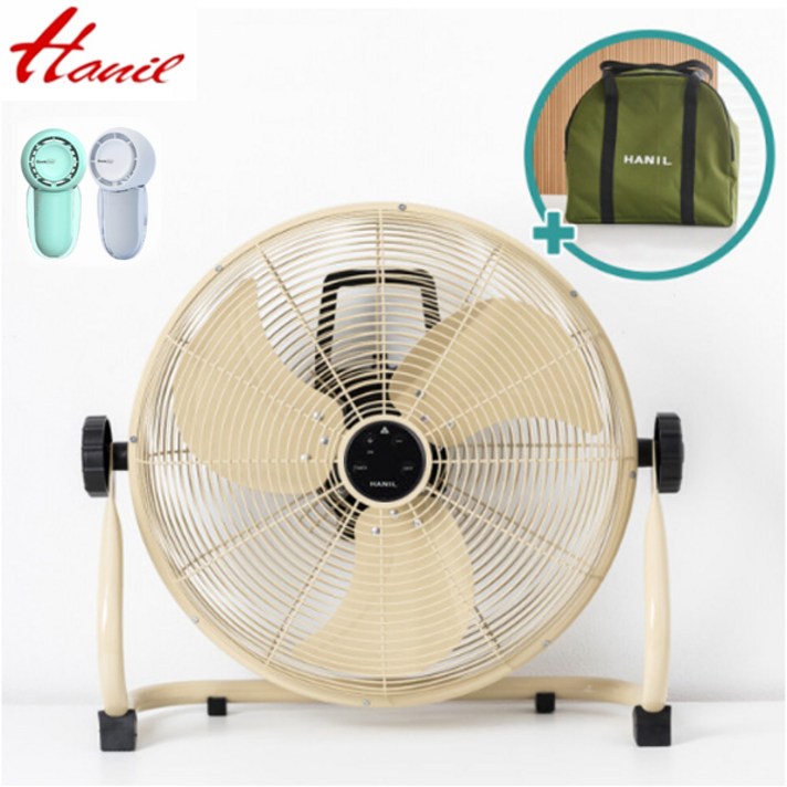 한일전기 한일 캠핑용 선풍기 무선 휴대용 써큘레이터 낚시 차박 캠핑 본체전용가방기본배터리  사은품증정, AK600P, 아이보리