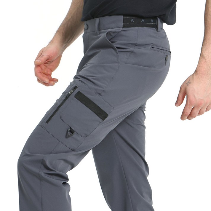 남성 포켓 카고 골프 바지 등산 작업복 팬츠 카고 아웃도어 하의 팬츠 379