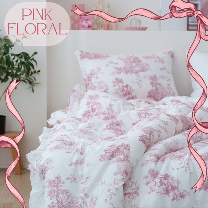 라라베딩 순면100 명화 프렌치 호텔 차렵이불 세트