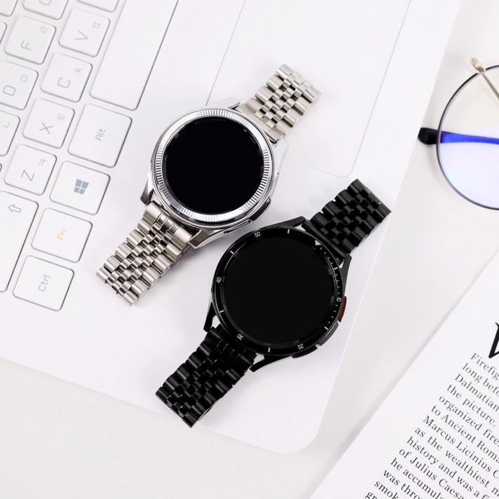 오르몽트 갤럭시워치4 클래식워치4 쥬빌레 일자형 스트랩 46mm 42mm 44mm 40mm 호환 공구