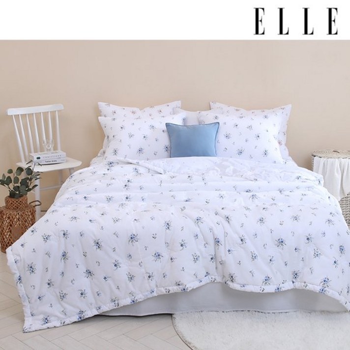 브랜드매장판 엘르 앤메리 면 차렵이불Ss