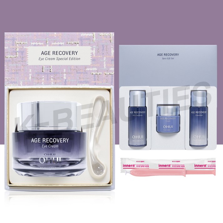 오휘 에이지 리커버리 아이크림 증량 50ml 여행용키트내장 이너감 1EA 구성 기획