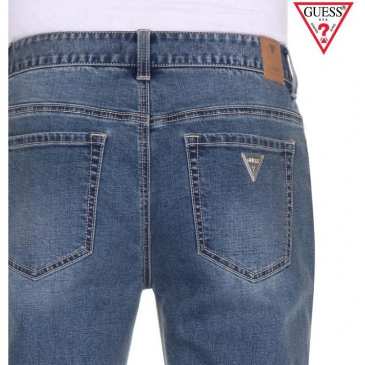 게스 남자 스판 청바지남자 진슬림스트레이트핏테이퍼드핏