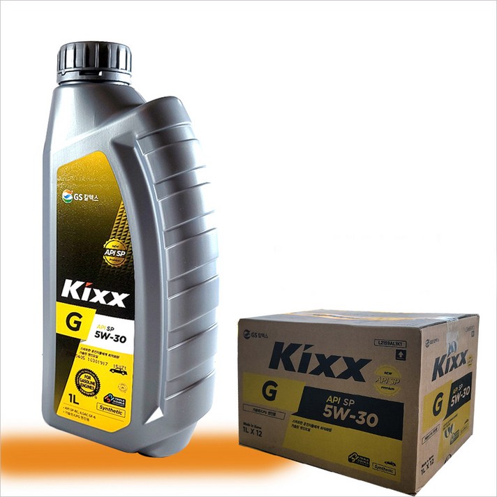 Kixx 고급체인오일1000ml 12개 1박스 저온 윤활성 최적화 4행정예초기 엔진오일