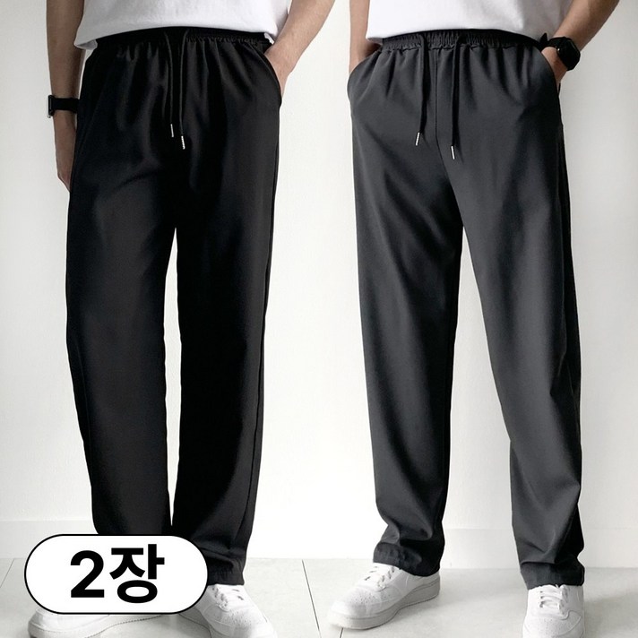 핏노블 11 남자 여름 바지 작업복 일자 쿨 트레이닝 팬츠