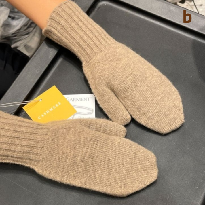 ls 벙어리 니트장갑 홀가먼트 토미 캐시미어 울 아이보리 베이지 그레이 브라운 청