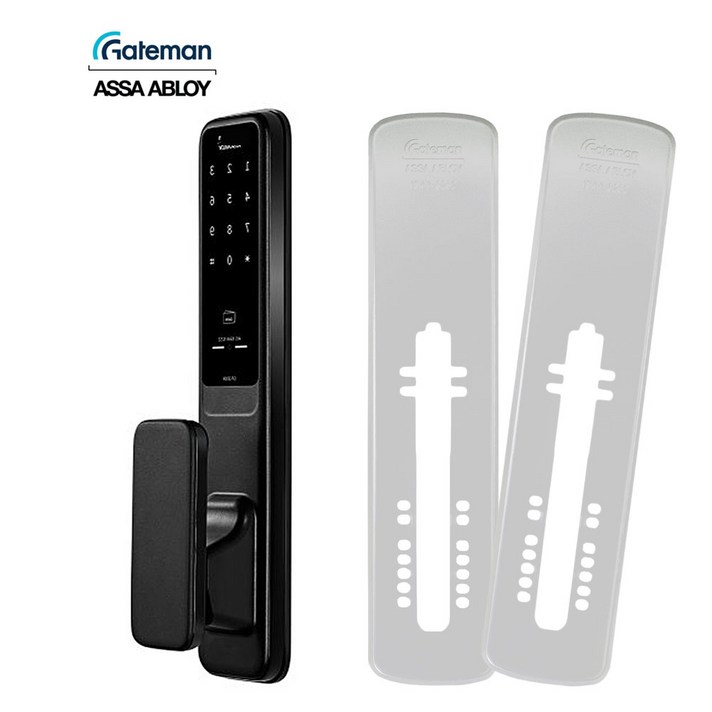 게이트맨 1초바로잠김 푸시풀도어락 GP300R 현관문도어락 디지털도어락 번호 카드보강판포함, 300R, 고객직접설치